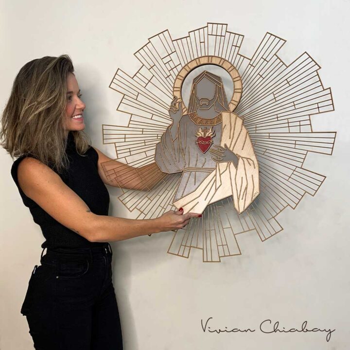 Painel Sagrado Coração de Jesus