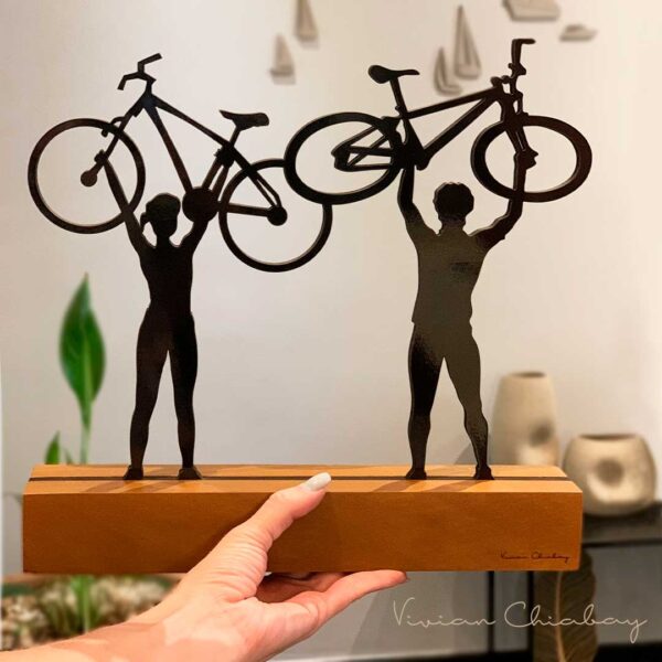 Presente personalizado para namorado ciclistas