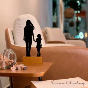 Presente personalizado e criativo para mãe de menina