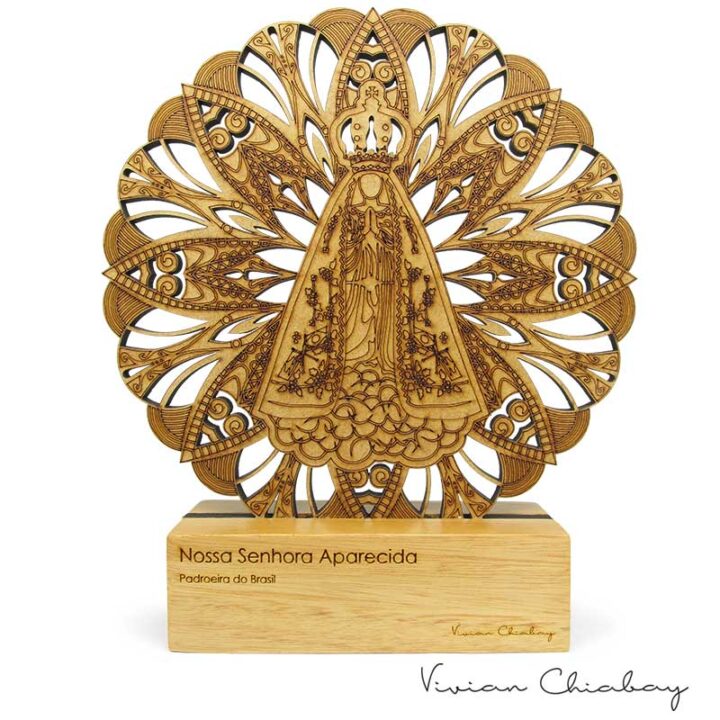 Troféu Nossa Senhora Aparecida com Mandala