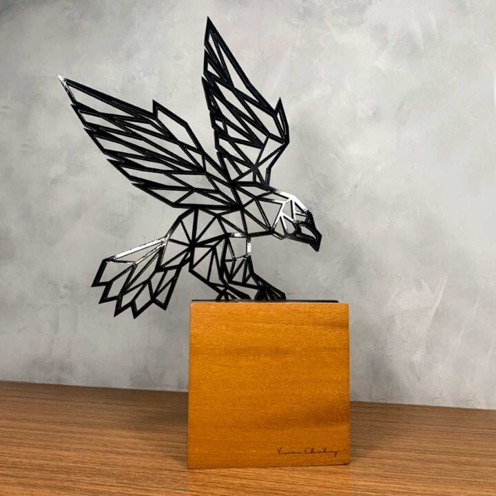 Troféu Geométricos Pássaros Águia