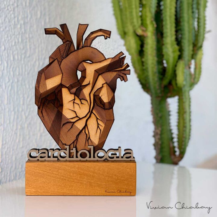 Troféu Coração Geométrico Cardiologia