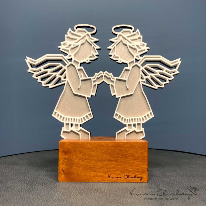 Troféu Lembranças Batismo Anjinhos Querubins