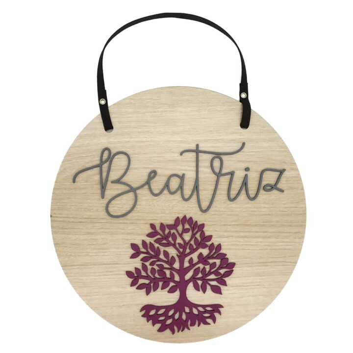 Placa Baby Árvore da Vida