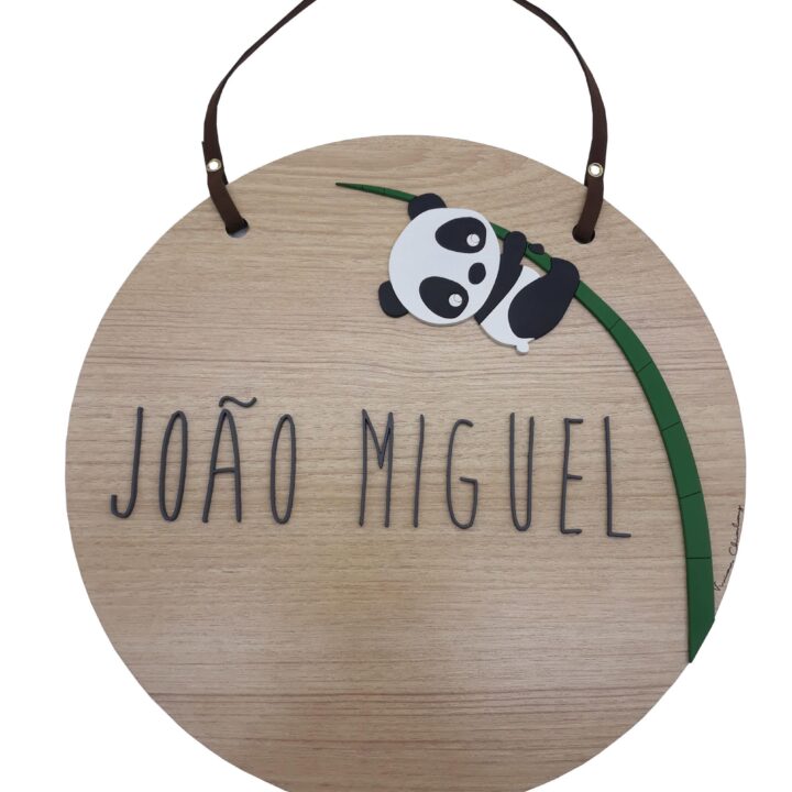 Placa Baby Panda