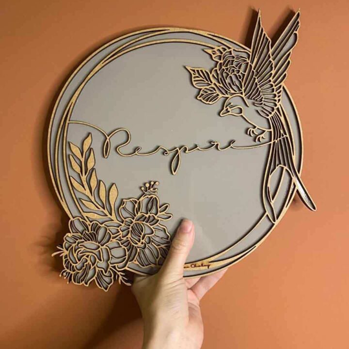 Quadrinho Palavras Respire